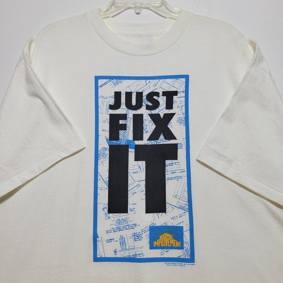 Vintage 90s Home Improvement TV Promo Single Stitch Stanley Desantis T Shirt XL - Picture 2 of 12